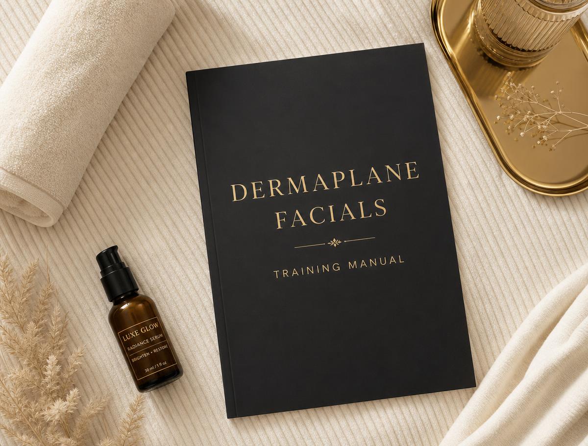 Dermaplane Facials Training Manual editable training manual